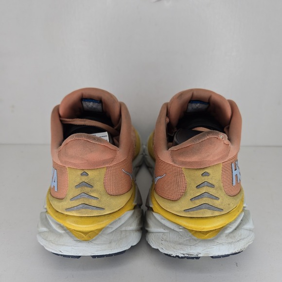 Hoka One One Clifton 8 Road Running Shoes Womens Sz 7.5 B Sun Baked/Shell Coral - Picture 5 of 11